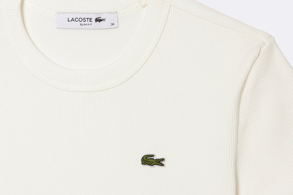 Lacoste Wmns Tee-shirt Blanc