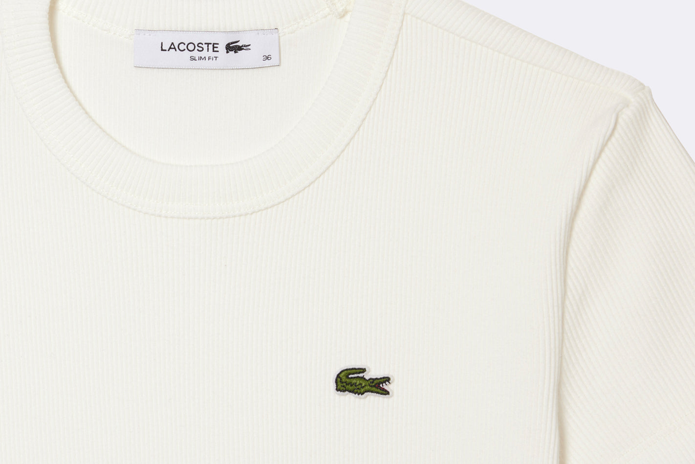 Lacoste Wmns Tee-shirt Blanc