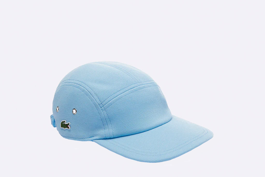 Lacoste Girolle Organic Cotton Piqué Cap Blue
