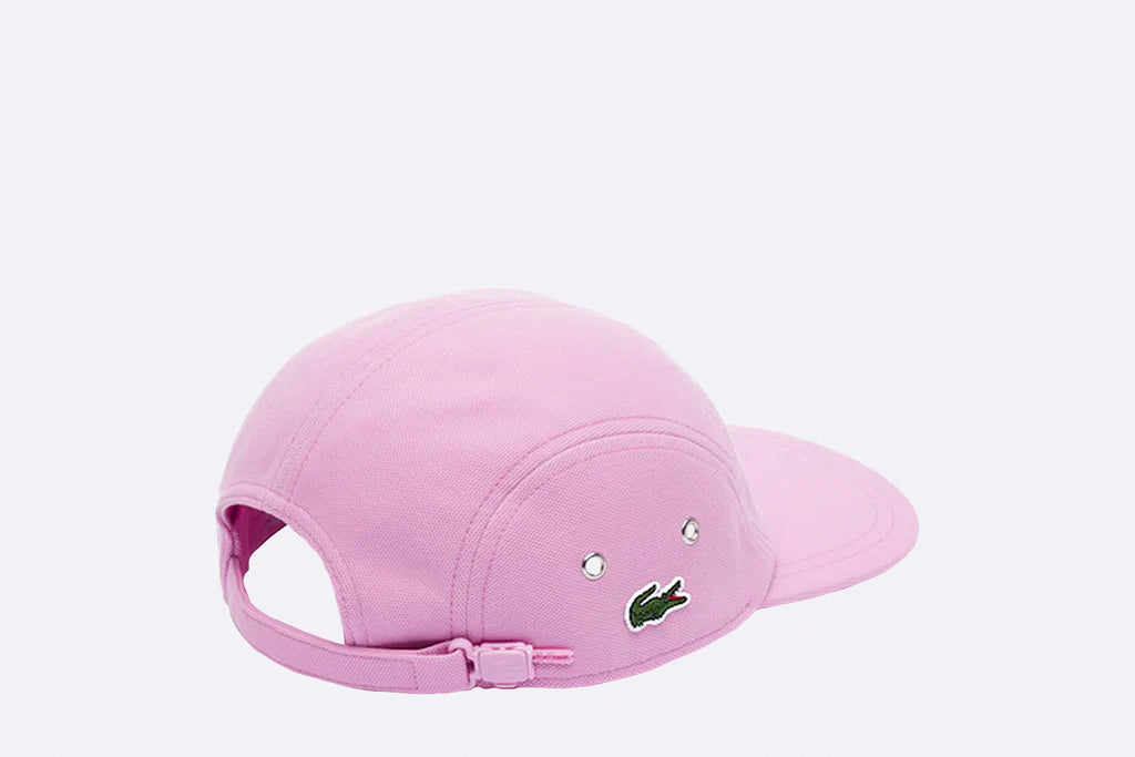 Lacoste Girolle Organic Cotton Piqué Cap Pink