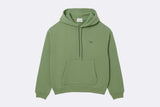 Lacoste Heavy Fleece Hoodie Sweatshirt Green Thyme