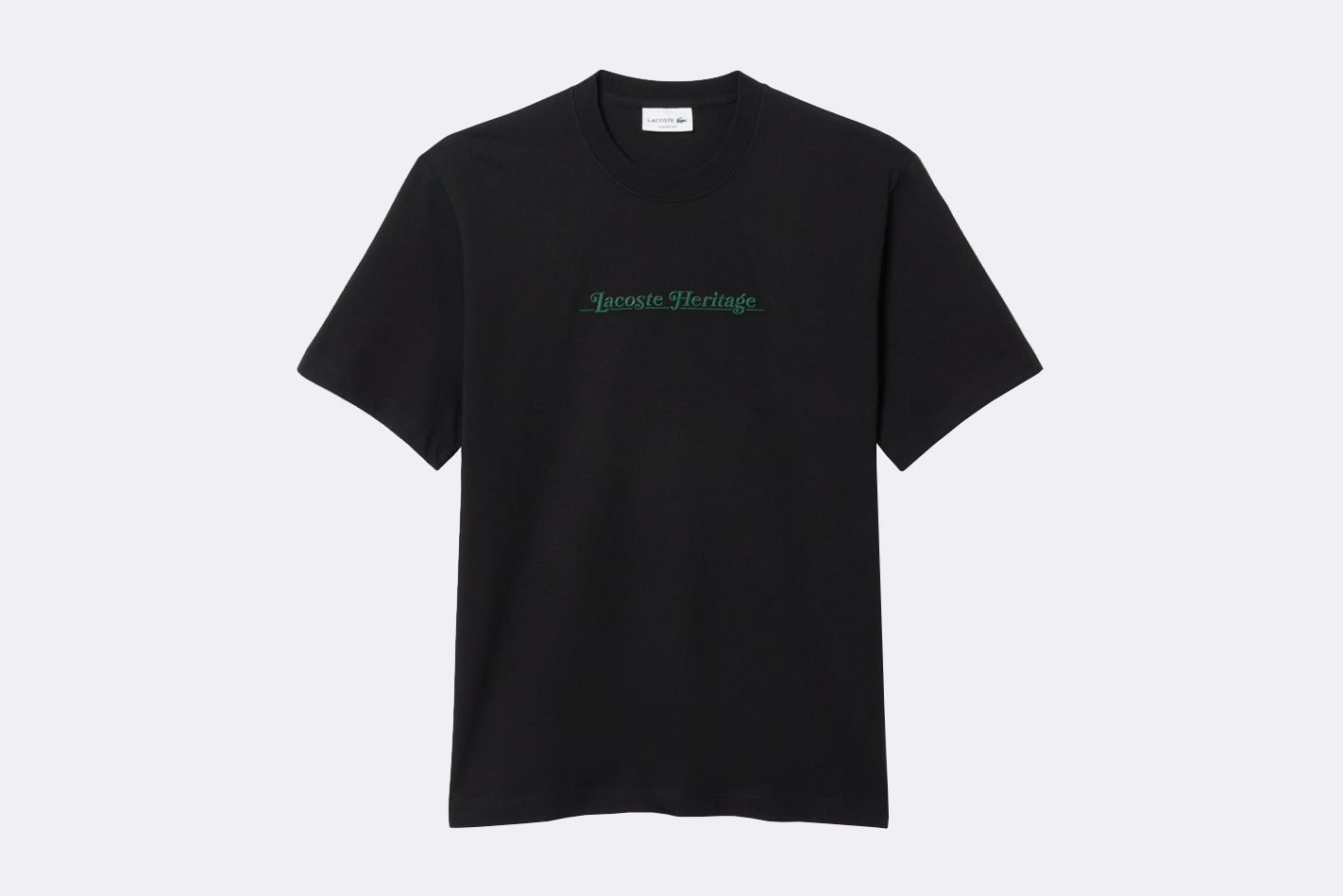 Lacoste Heritage Tee Black