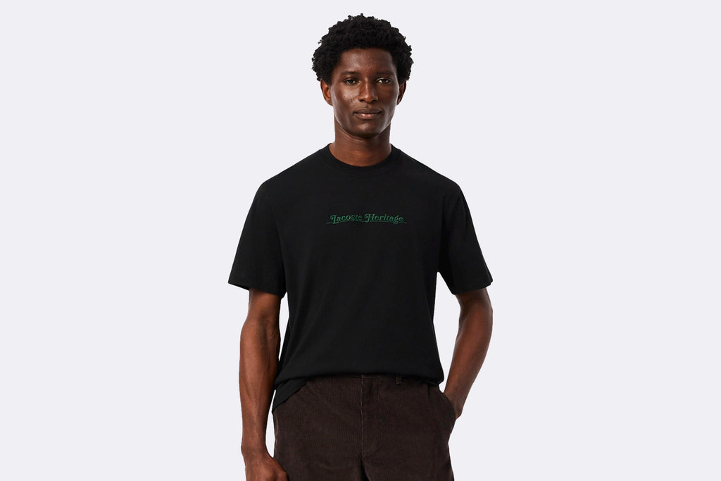 Lacoste Heritage Tee Black
