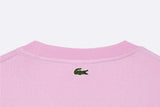 Lacoste Loose Fit Cotton Jersey Print T-shirt Pink