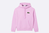Lacoste Loose Fit Hooded Organic Cotton Jogger Sweatshirt Pink