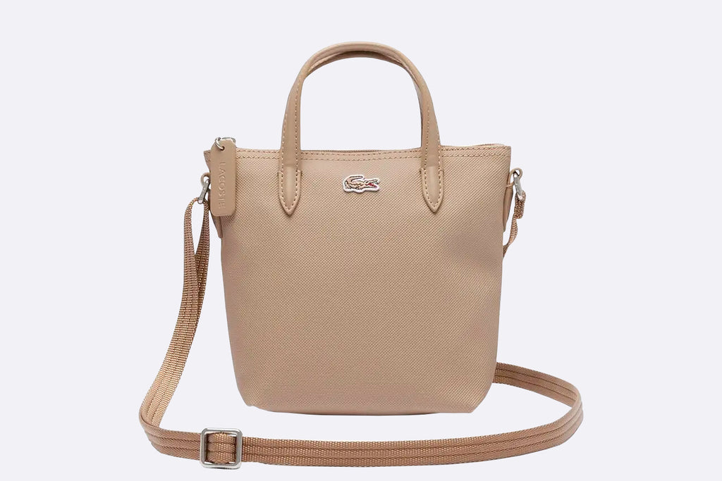 Lacoste Mini tote bag L.12.12 Concept Simpy Taupe