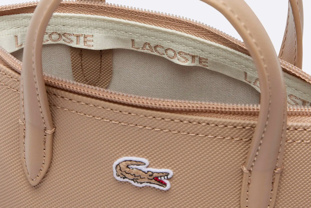 Lacoste Mini tote bag L.12.12 Concept Simpy Taupe