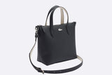 Lacoste Anna Petit Pique XS Shopping Bag Noir Farine