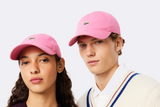 Lacoste Organic Cotton Twill Cap Pink