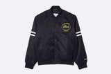 Lacoste Padded Showerproof Archive Badge Bomber Jacket Black