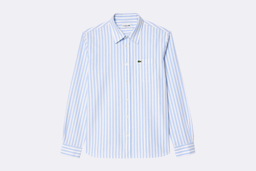 Lacoste Regular Fit Long Sleeved Casual Shirt Overview White