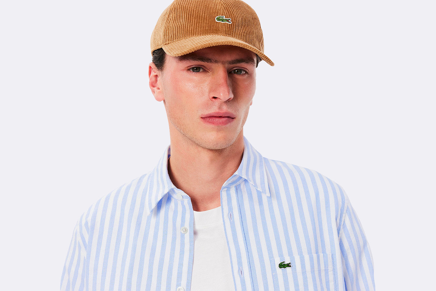 Lacoste Regular Fit Long Sleeved Casual Shirt Overview White