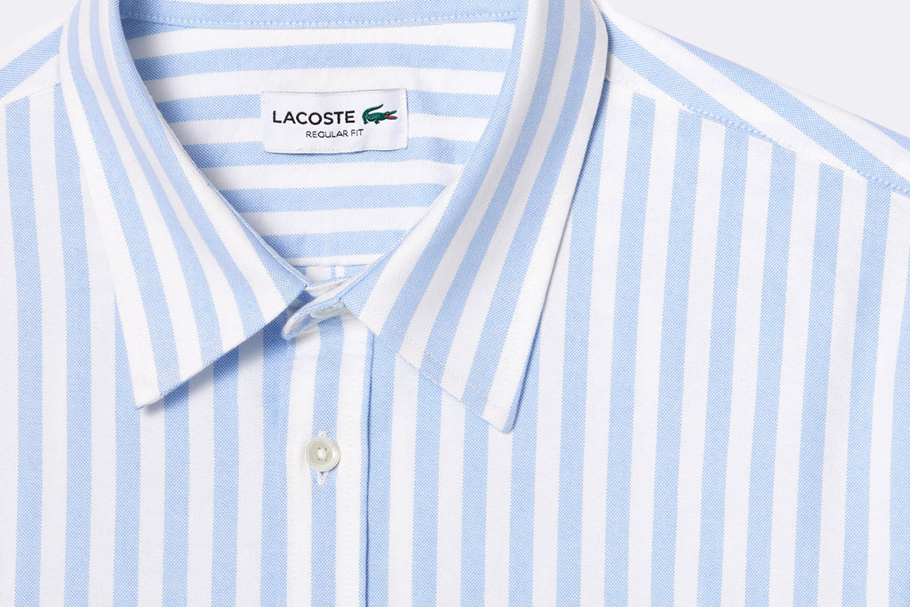 Lacoste Regular Fit Long Sleeved Casual Shirt Overview White