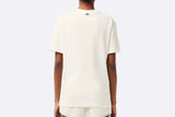 Lacoste Wmns Regular Fit Signature Print T-shirt White