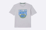 Lacoste Tee Shirt Silver Chine