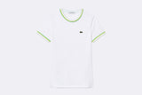 Lacoste Wmns Contrast Accent Tee-shirt Blanc