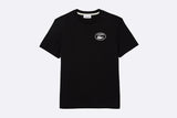 Lacoste Wmns Regular Fit Signature Print T-shirt Black