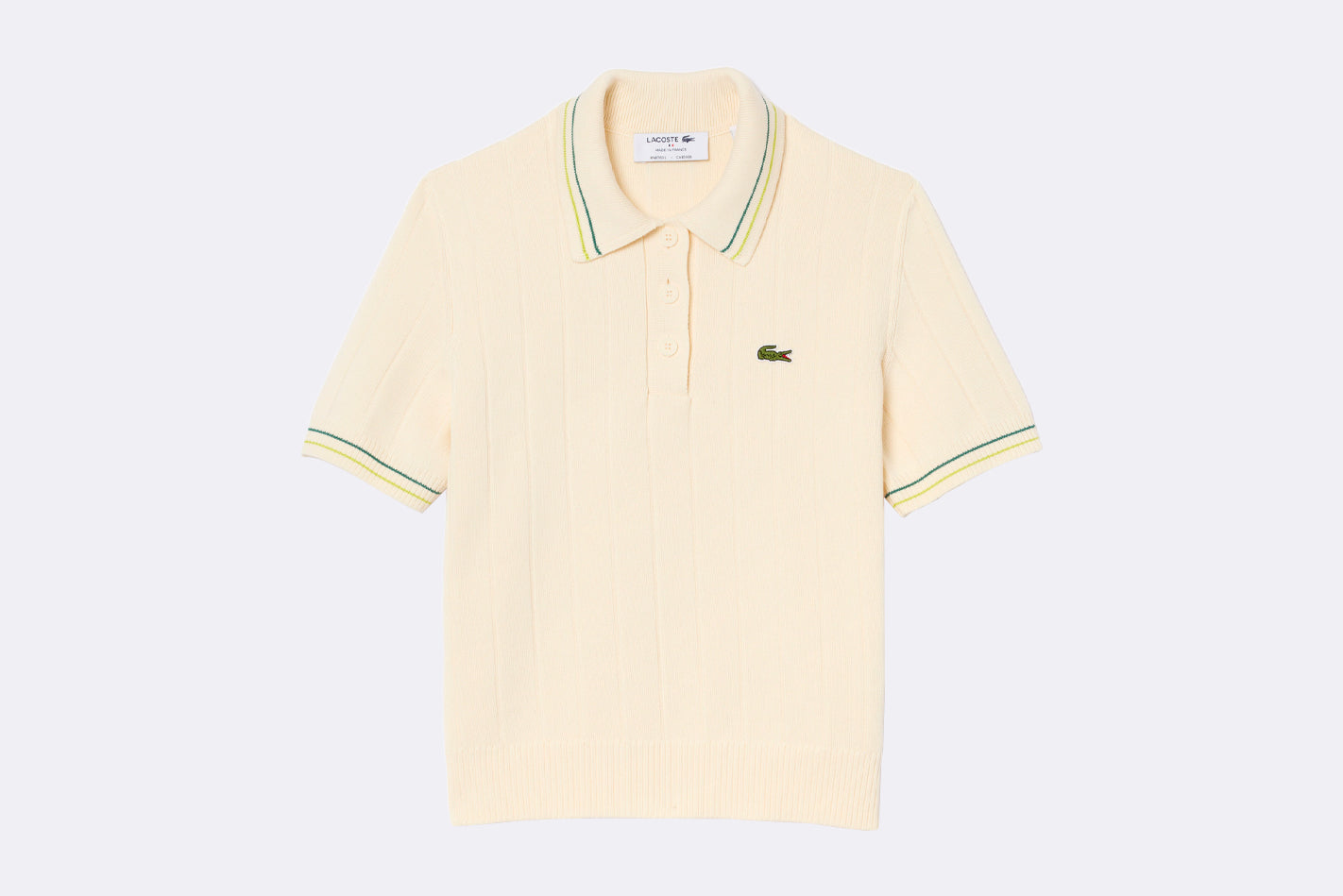 Lacoste Wmns Ribbed Cotton Polo