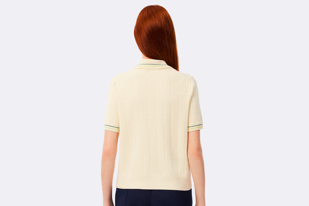 Lacoste Wmns Ribbed Cotton Polo