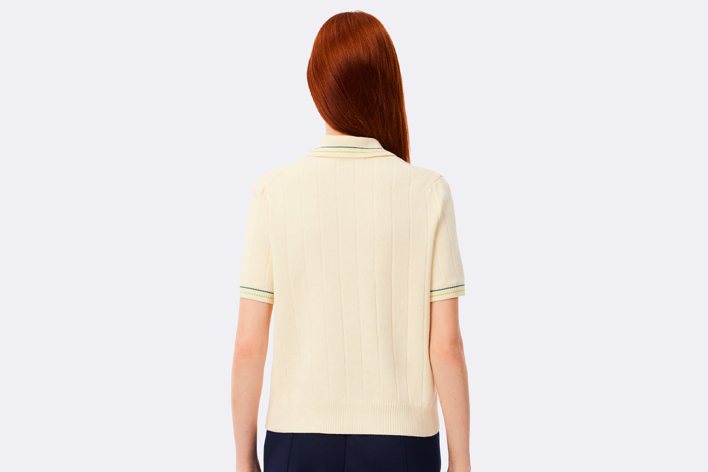 Lacoste Wmns Ribbed Cotton Polo