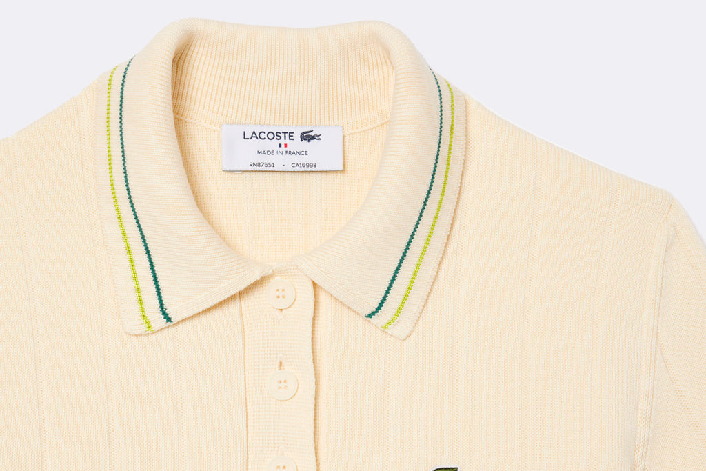 Lacoste Wmns Ribbed Cotton Polo