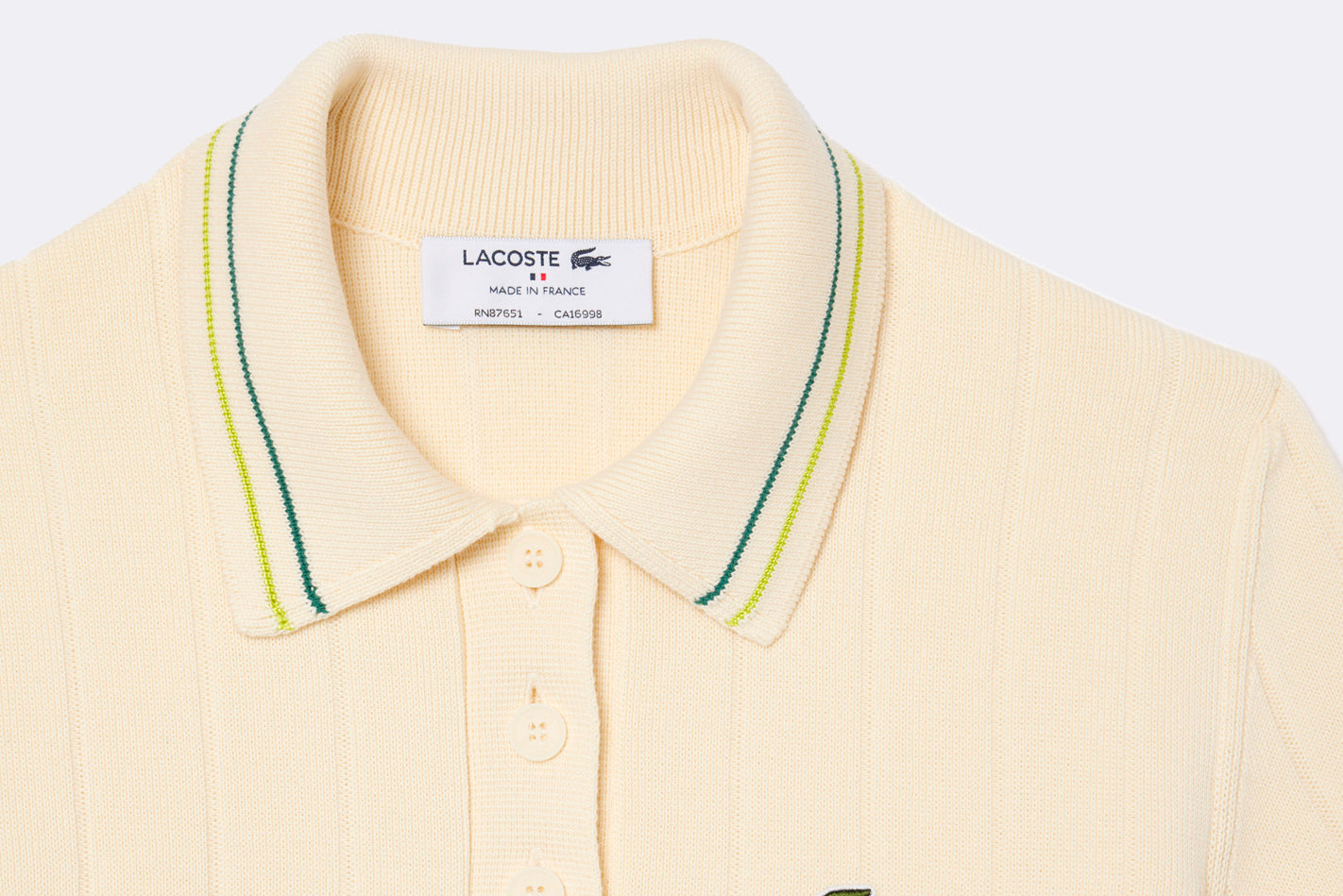 Lacoste Wmns Ribbed Cotton Polo