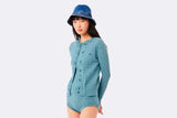 Lacoste Wmns Knitted Sweater Washed Limestone