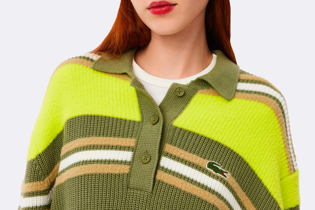 Lacoste Wmns Sweater Green Kaki