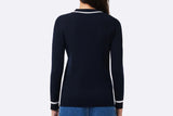 Lacoste Wmns Sweater Tricot Navy