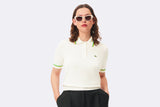 Lacoste Wmns Polo Sweater Flour