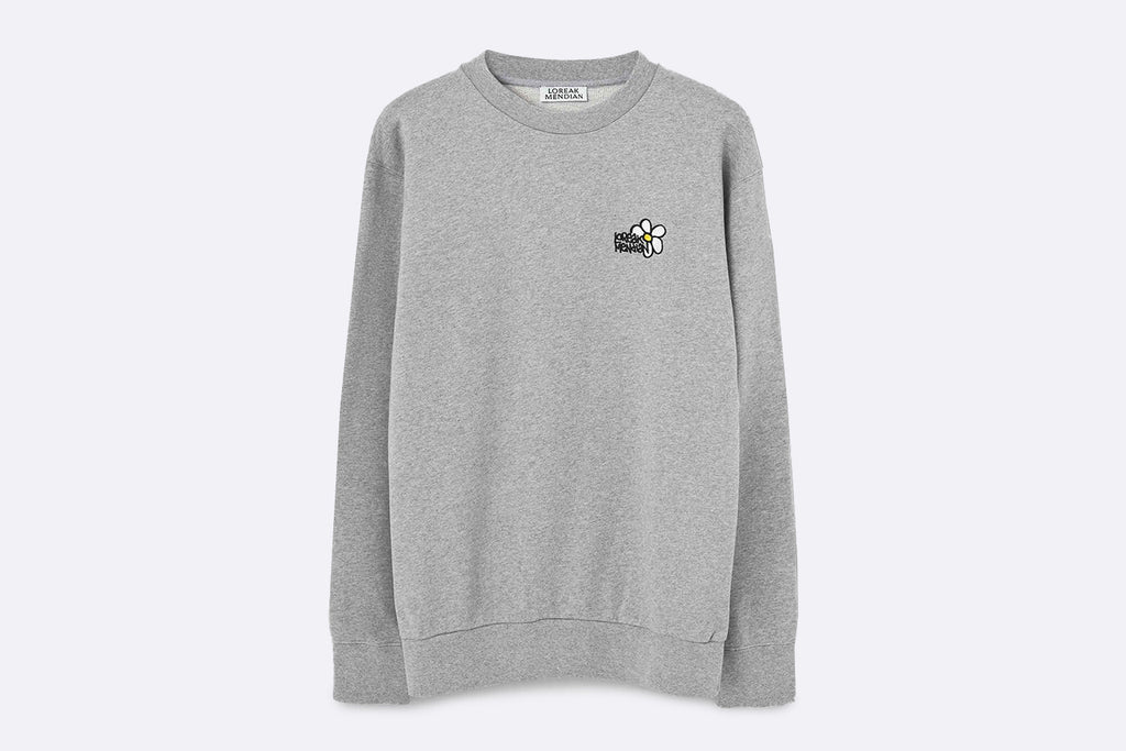 Loreak Mendian Crewneck Margarita Heather Grey
