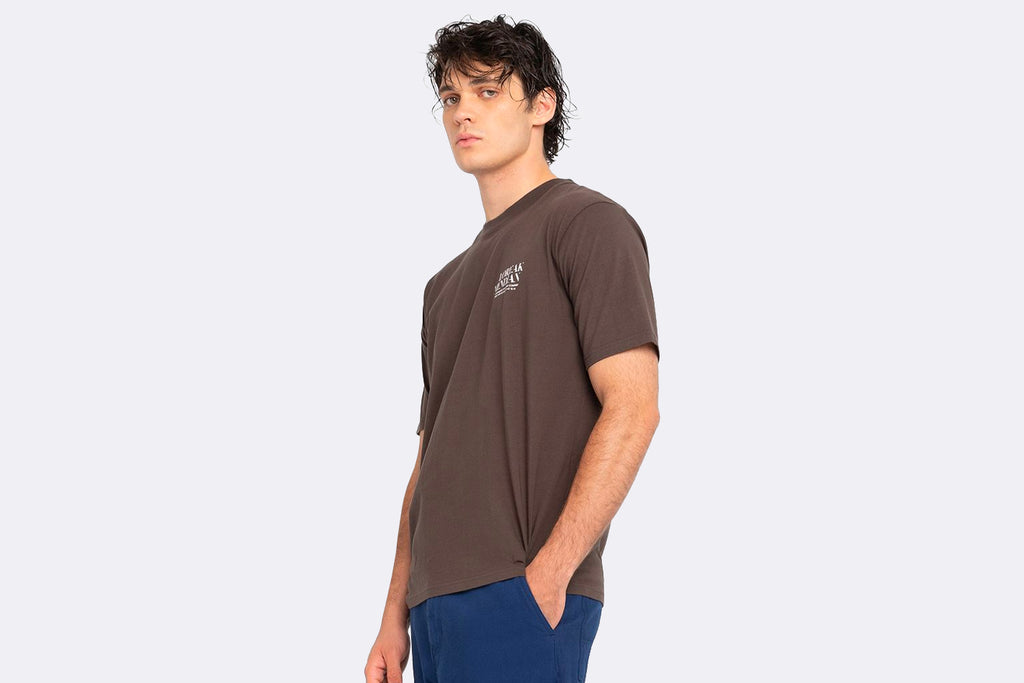 Loreak Mendian Ramo T-Shirt Dark Chocolate