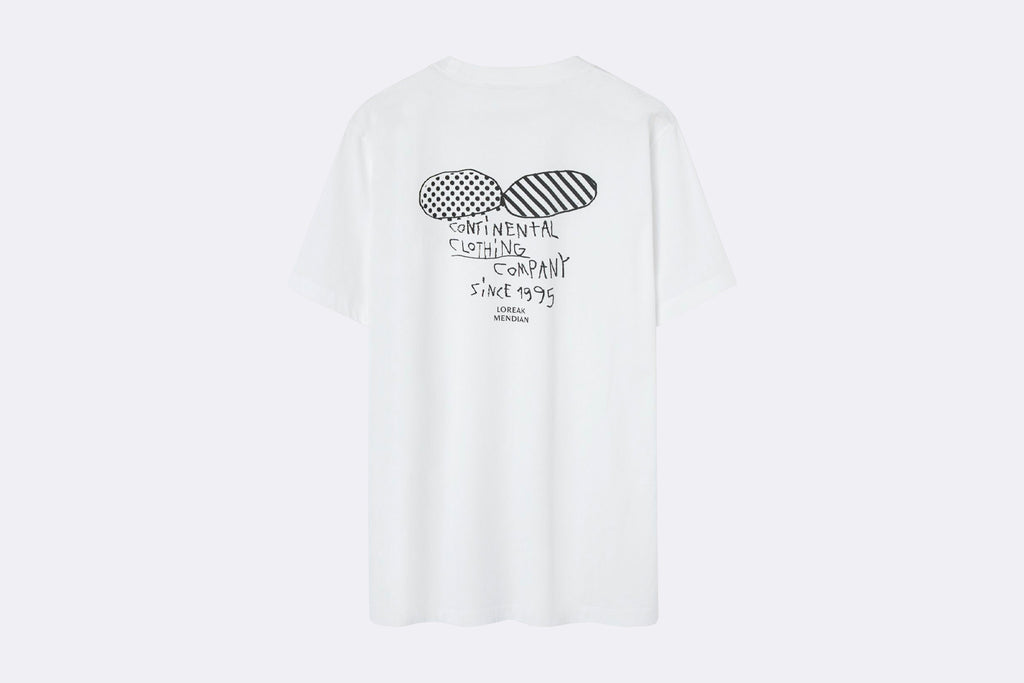 Loreak Mendian Tximeleta T-Shirt White