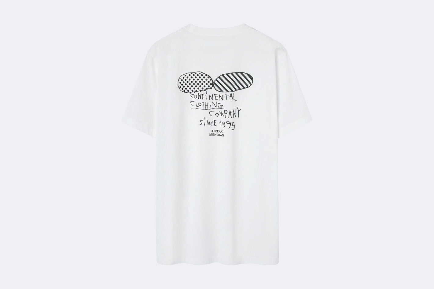 Loreak Mendian Tximeleta T-Shirt White