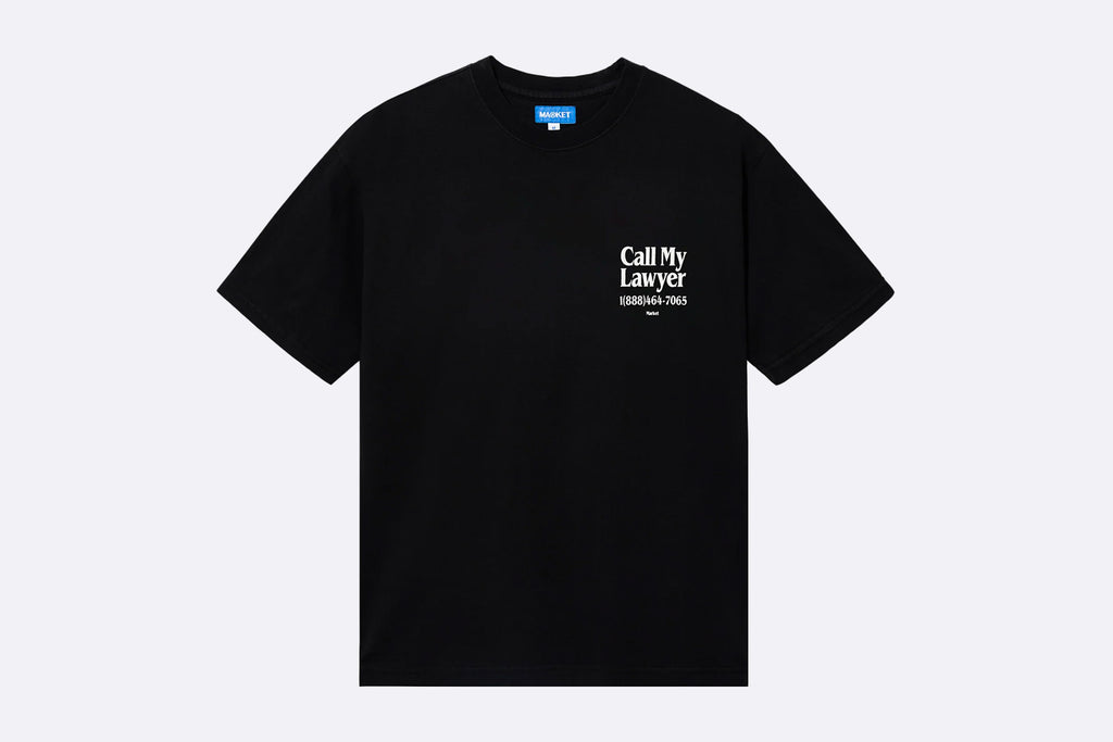 MARKET Call My Lawyer T-Shirt Black