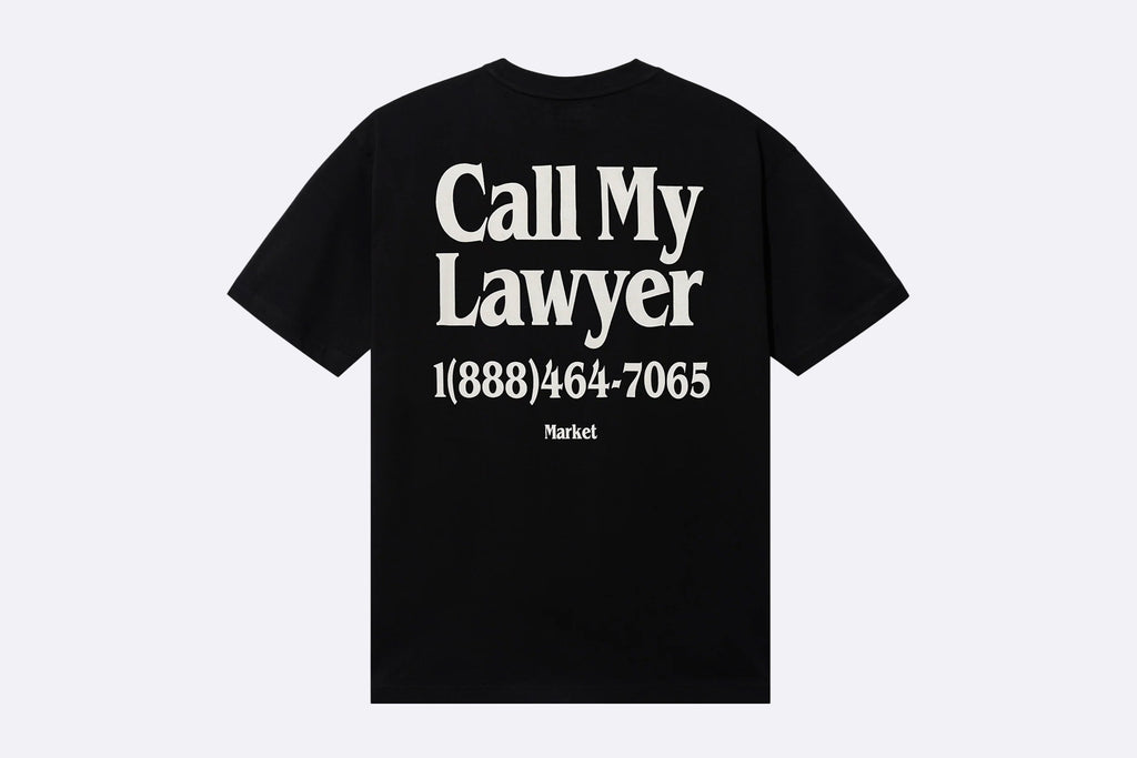 MARKET Call My Lawyer T-Shirt Black