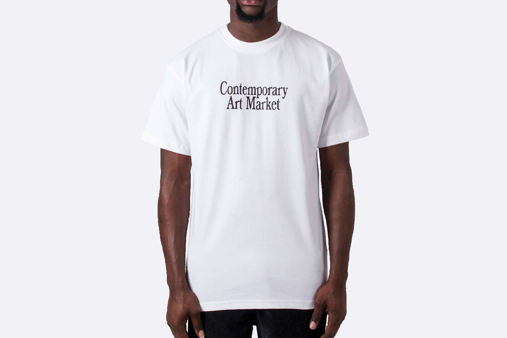 MARKET Smiley Contemporary Art T-Shirt White