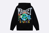 MARKET Smiley Studios Hoodie Black