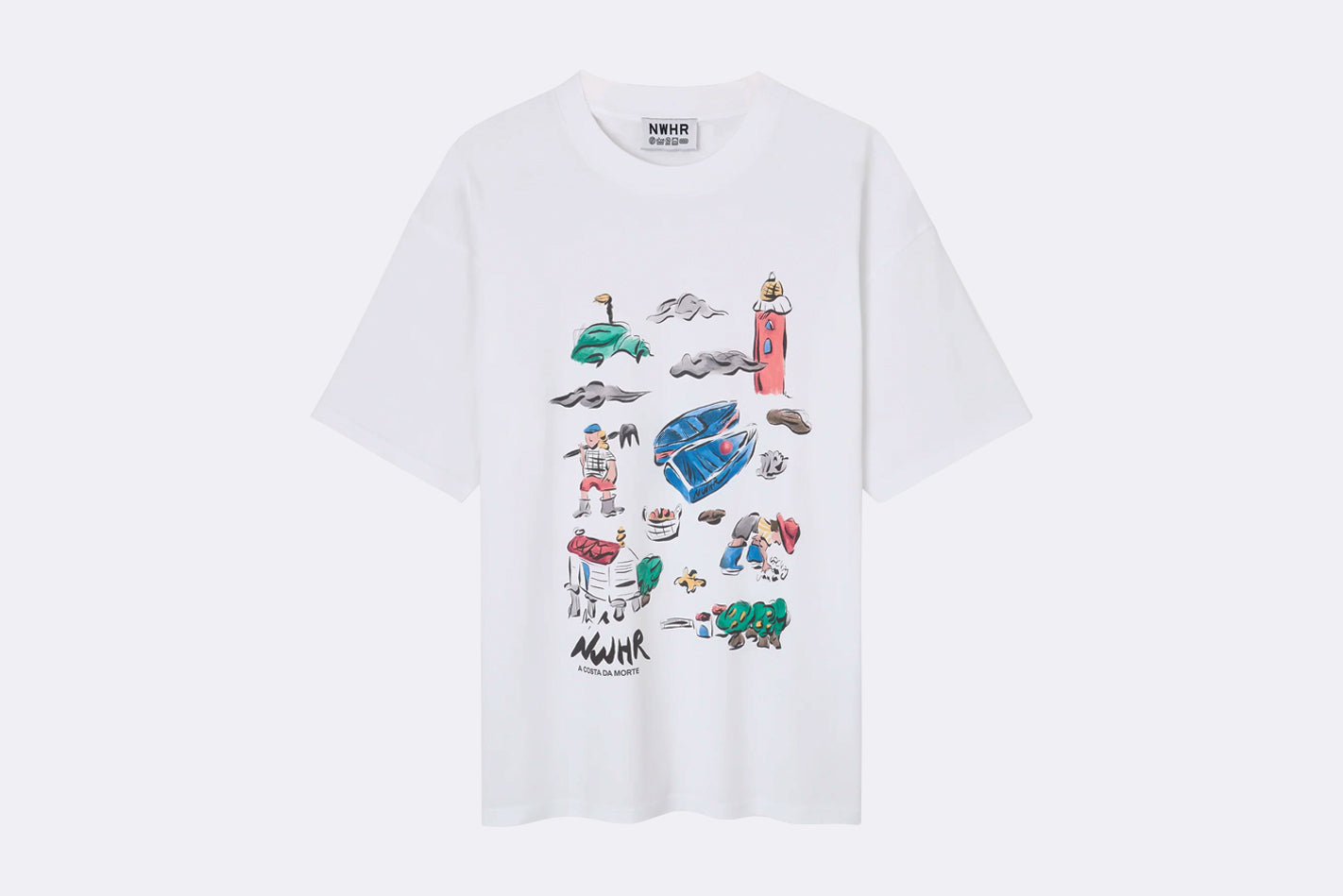NWHR Costa Da Morte Tee White