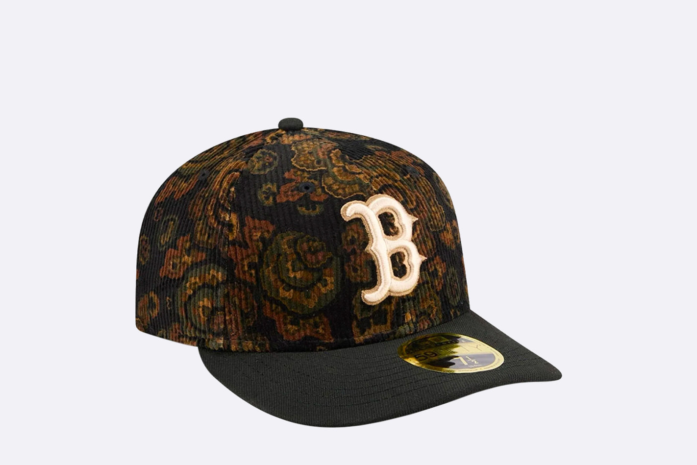 New Era Boston Red Sox Three Looms x MLB Floral Cord Low Profile 59FIFTY Fitted