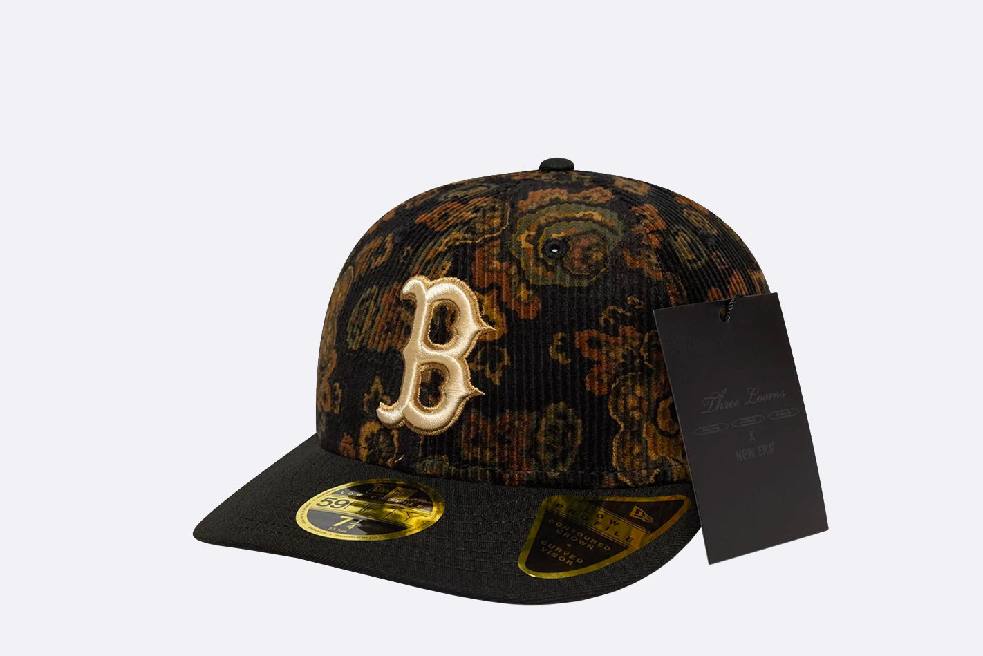 New Era Boston Red Sox Three Looms x MLB Floral Cord Low Profile 59FIFTY Fitted