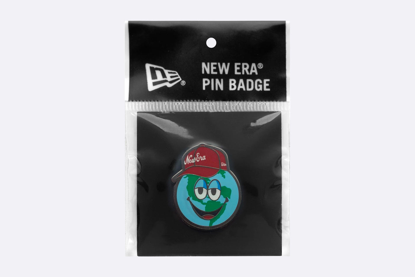 New Era Earth With Cap Pin Badge