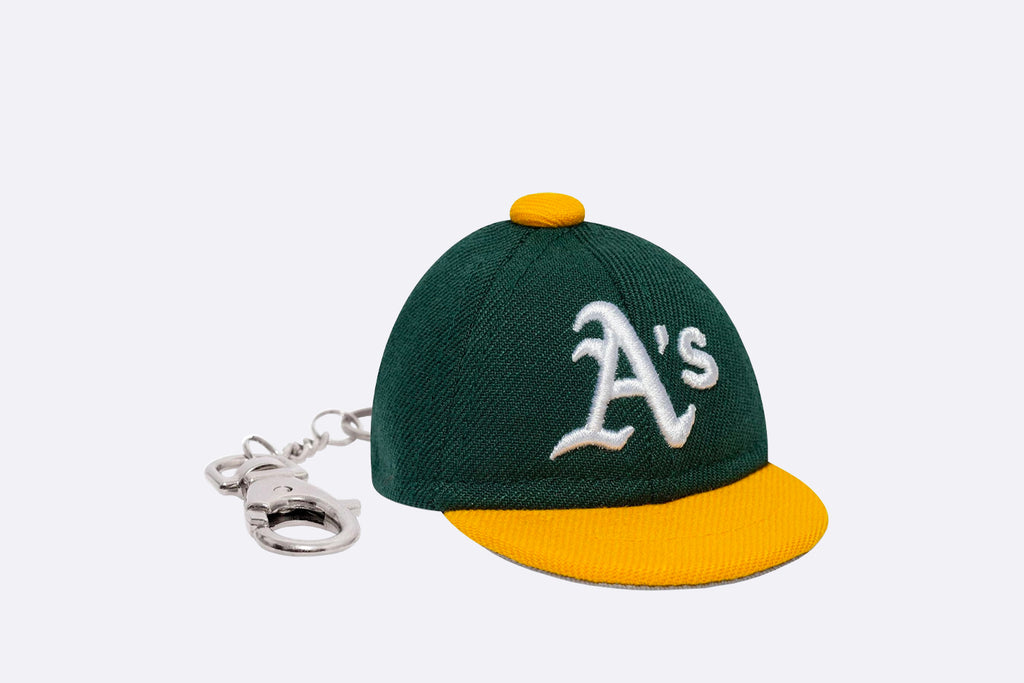 New Era MLB Mini Cap Oakland Athletics Keychain Green