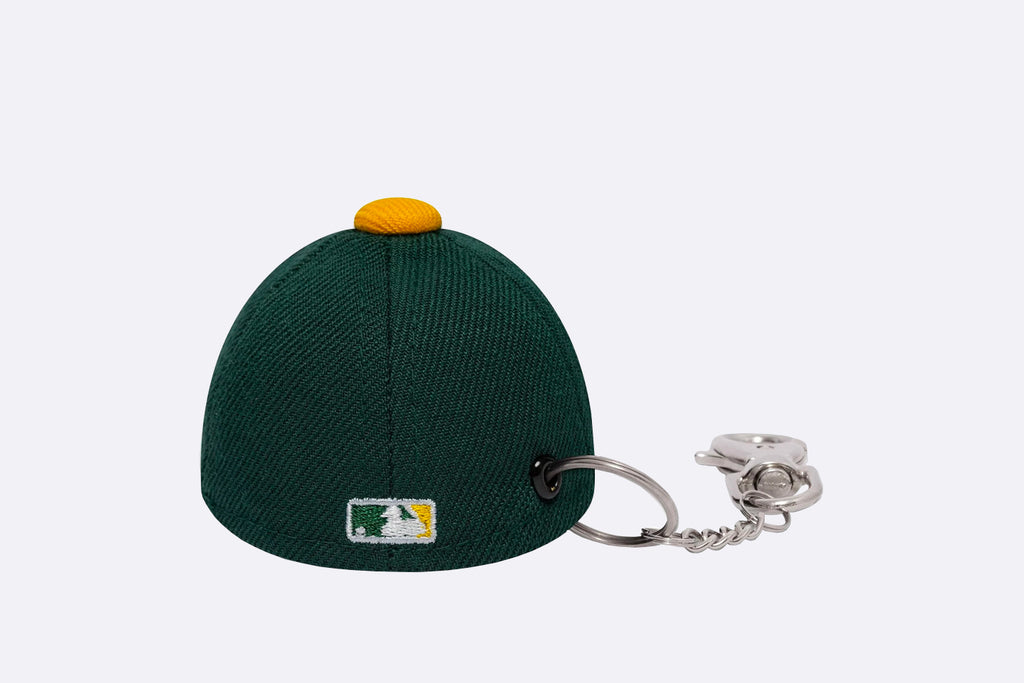 New Era MLB Mini Cap Oakland Athletics Keychain Green