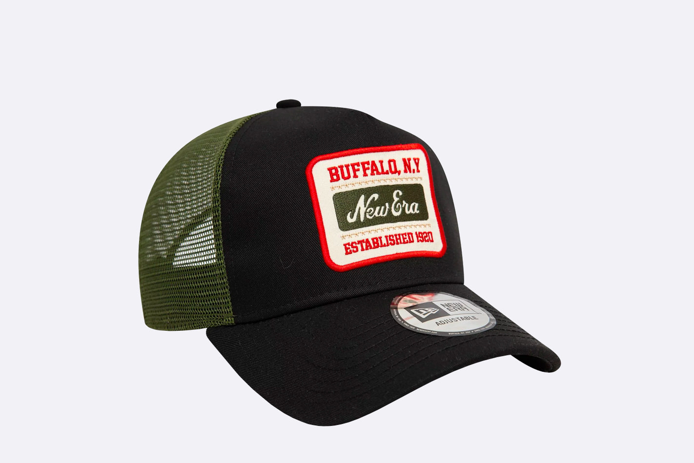 New Era New Era Patch 9FORTY A-Frame Trucker Negro