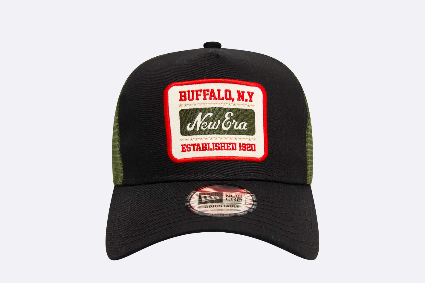 New Era New Era Patch 9FORTY A-Frame Trucker Negro