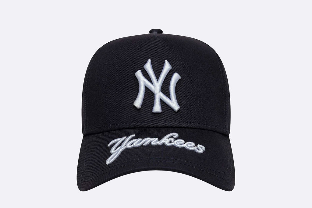 New Era New York Yankees MLB Visor Hit 9FORTY E-Frame Navy Blue