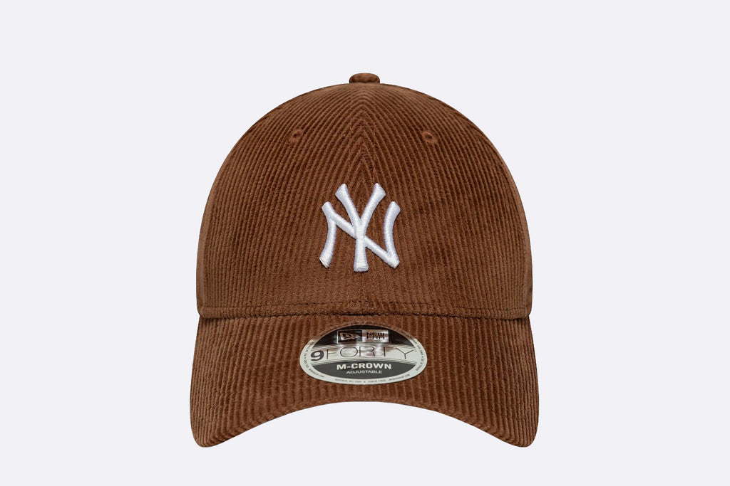 New Era New York Yankees MLB Cord 9FORTY M-Crown Marrón