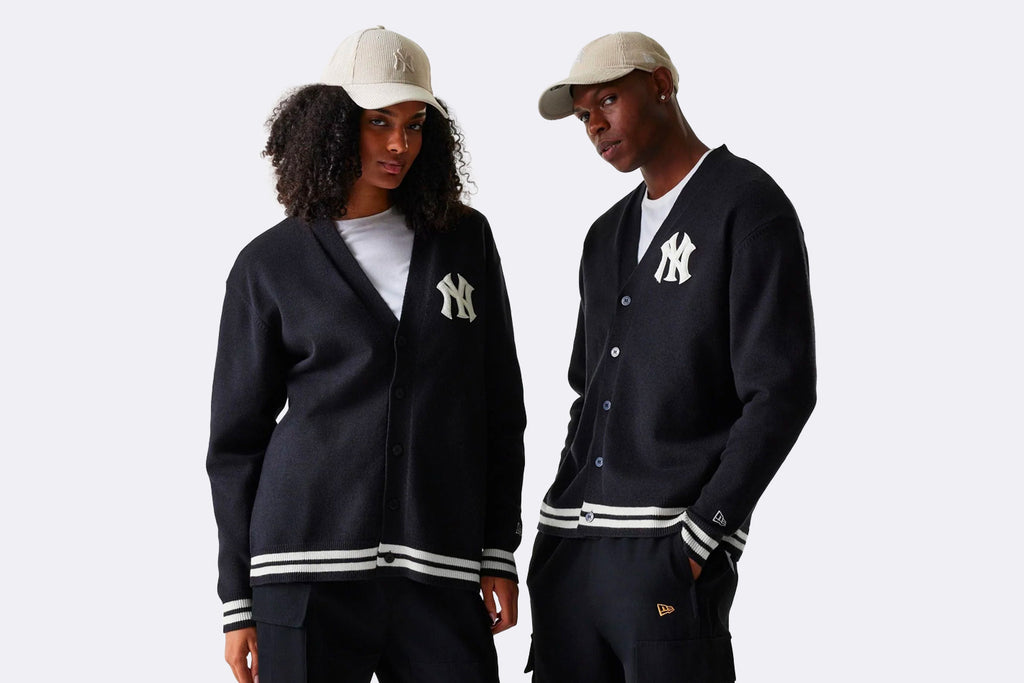 New Era New York Yankees MLB Knit Cardigan Black