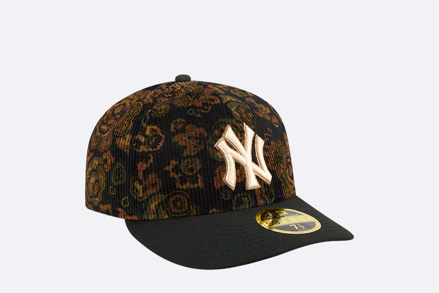 New Era New York Yankees Three Looms x MLB Floral Cord Low Profile 59FIFTY Fitted